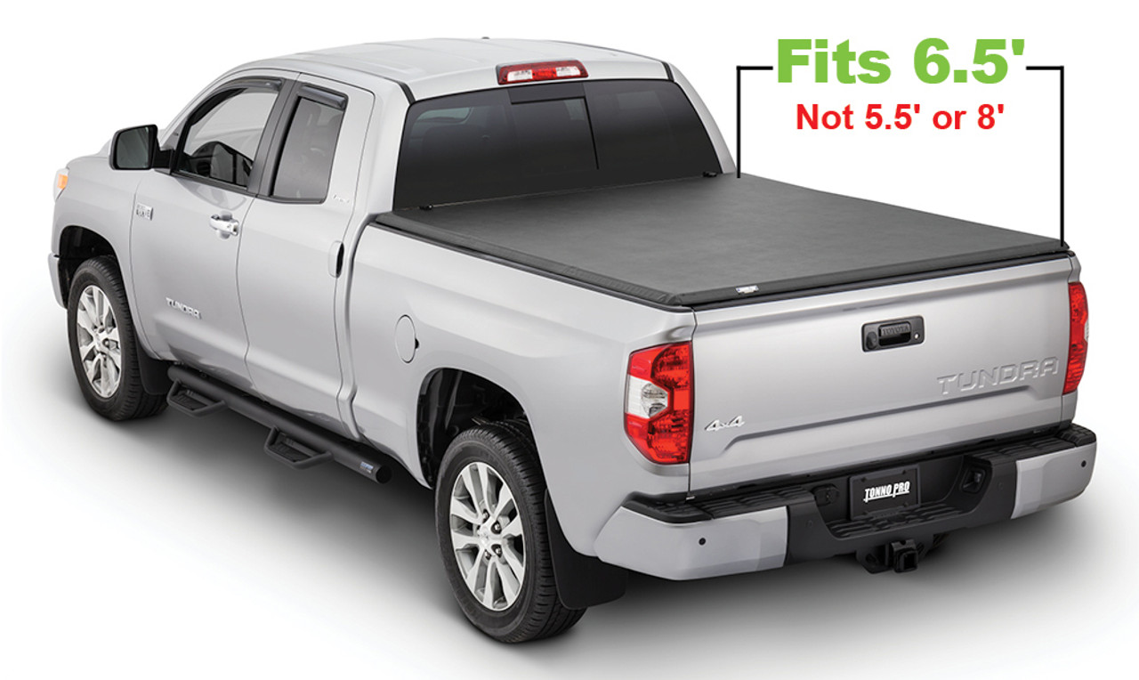 Tonno Pro Hard Fold1421 Toyota TundrawUlty track adptr kt wo Trl Spcl Edtn Bx 6x27 7quot Tonneau Cover