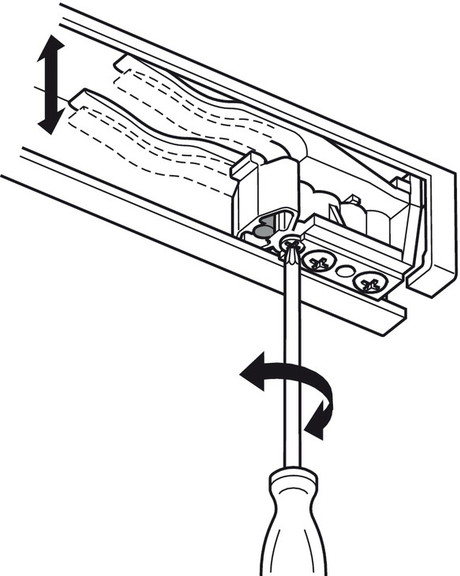 Hafele Sliding Door Hardware  EKU Porta 60/100 HM/...