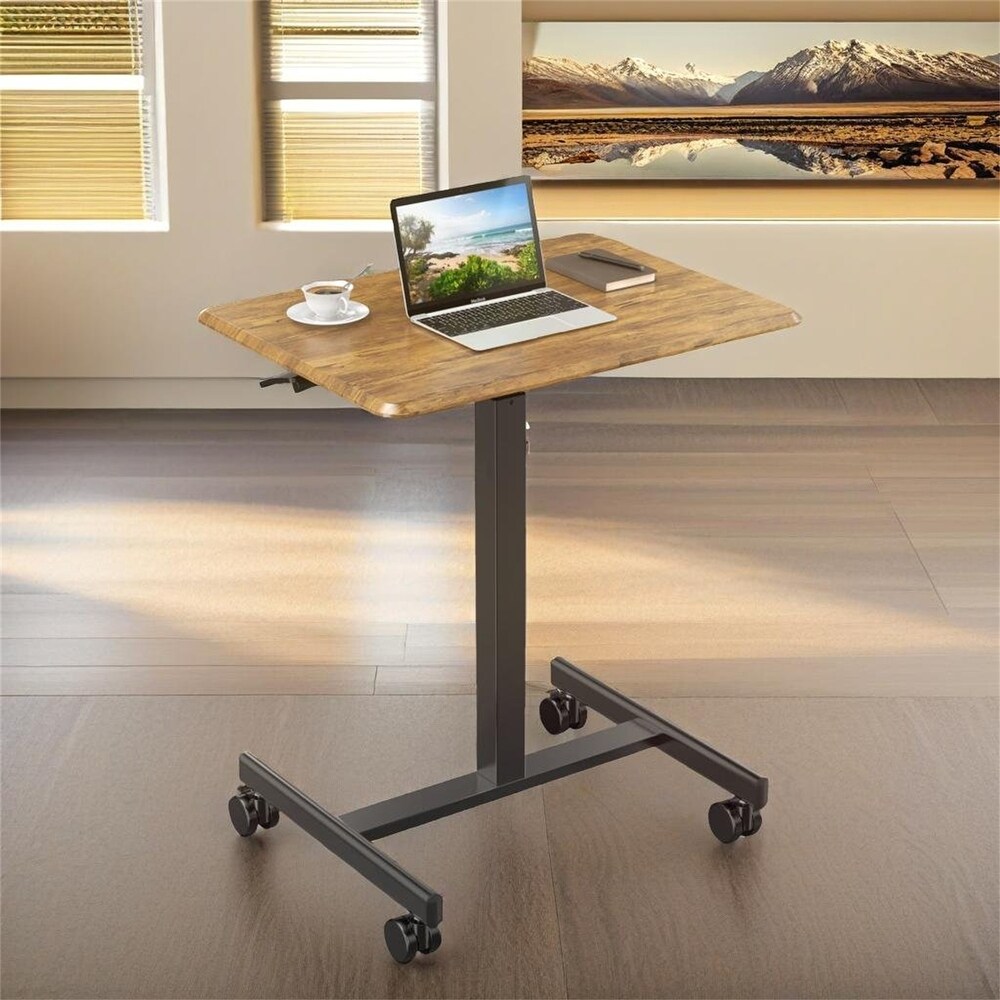 Small Mobile Rolling Standing Desk