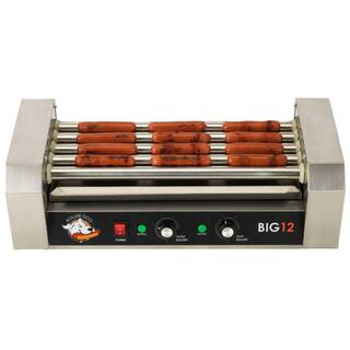 Funtime 180 sq. in. Stainless Steel Hot Dog Roller Grill RDB12SS