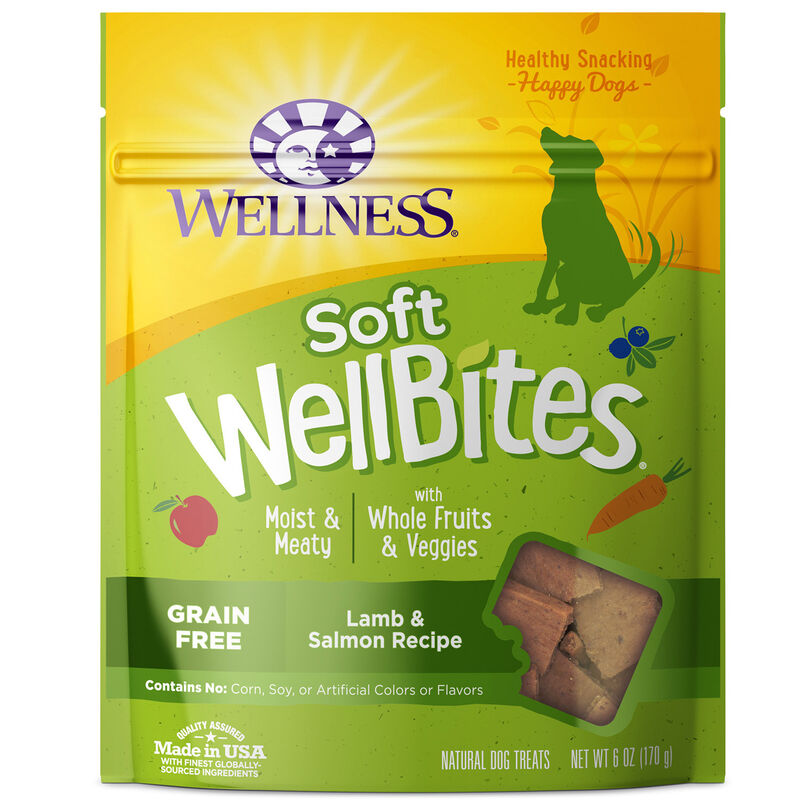 Soft Wellbites Lamb and Salmon Recipe Dog Treats 6oz