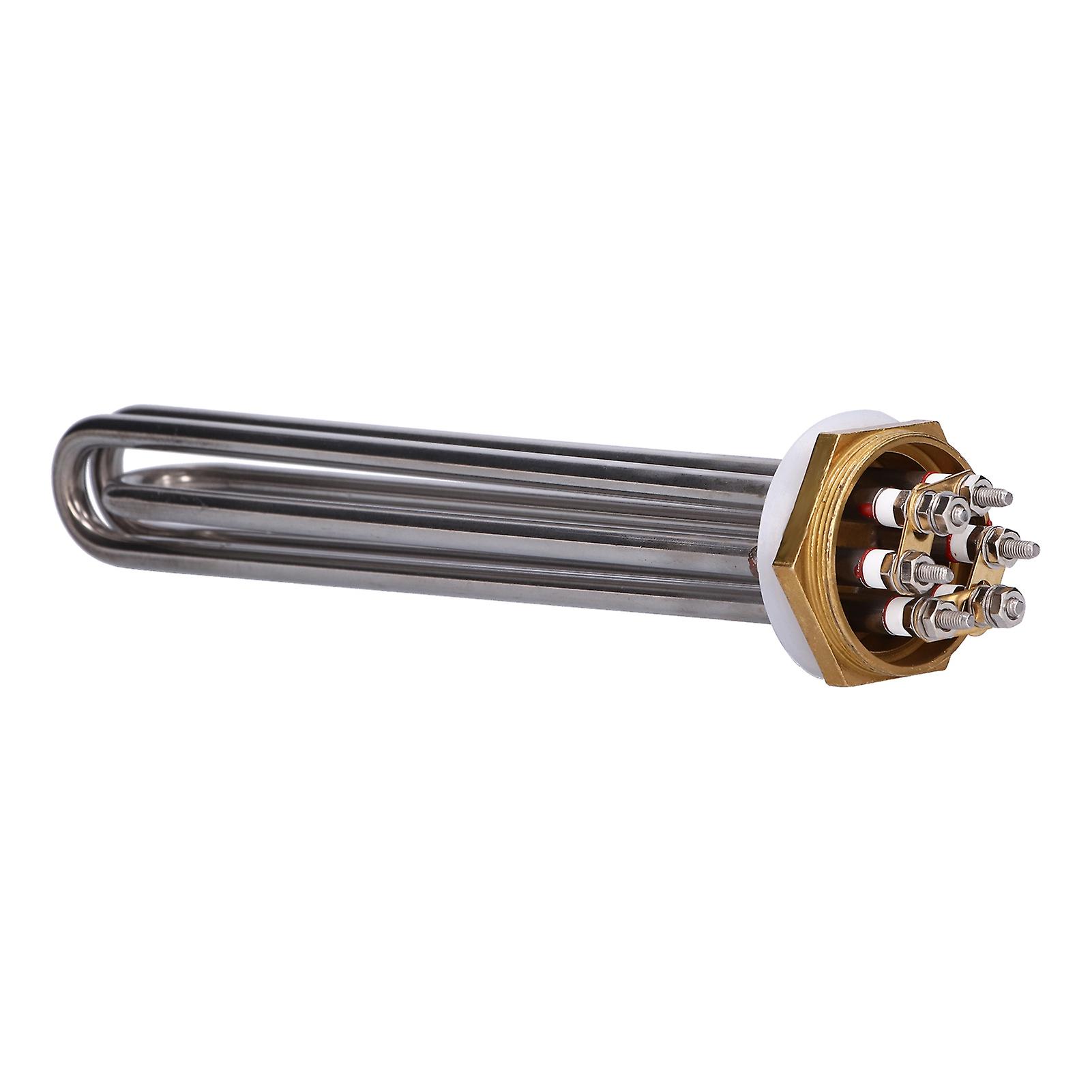 Heating Tube Electric Stainless Steel Rod Industrial Supplies Brass Thread Ac220/380v4.5kw 1.5in Bsp