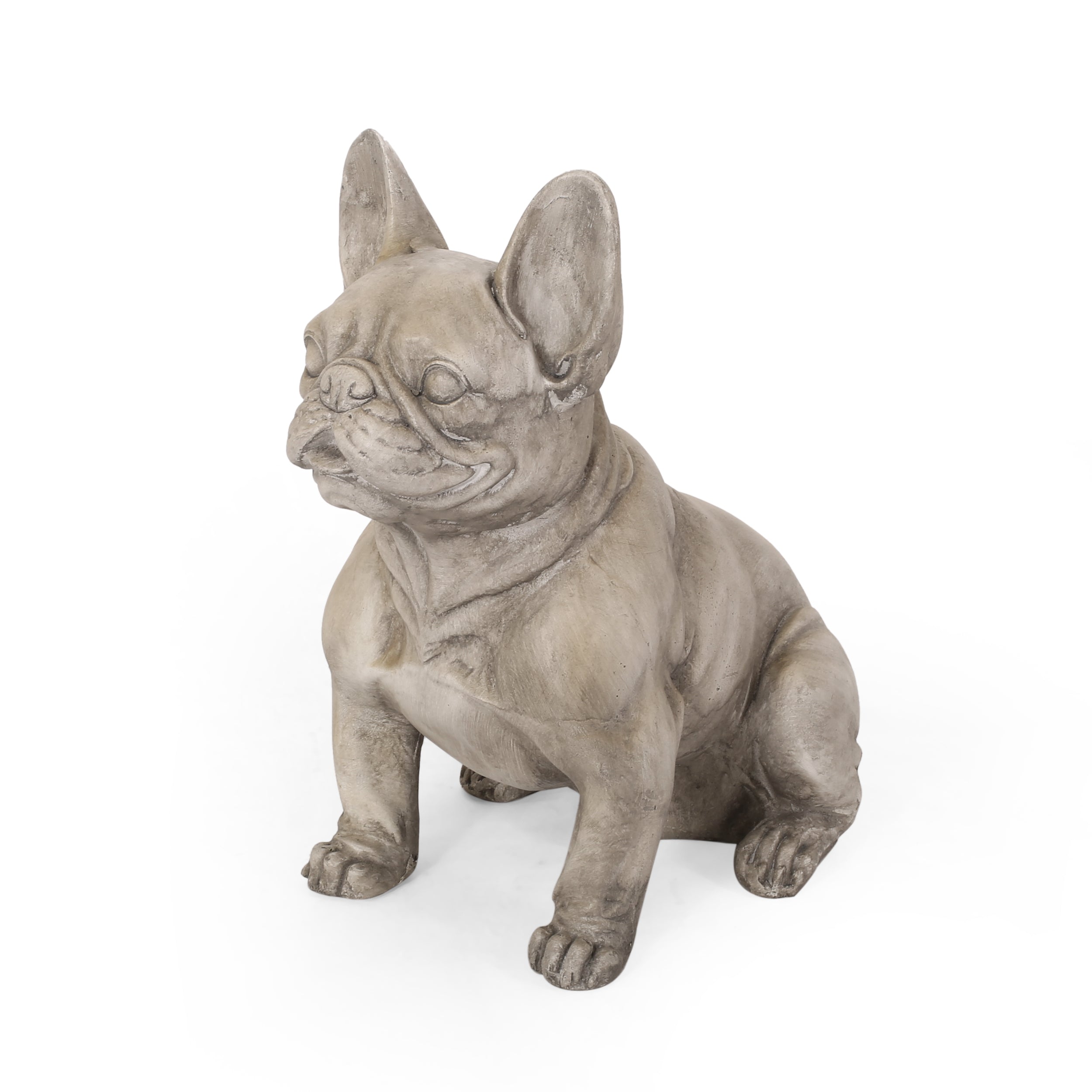 Rilo Outdoor French Bulldog Garden Statue