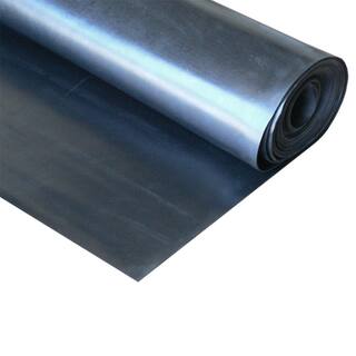 Rubber-Cal EPDM 116 in. x 36 in. x 96 in. Commercial Grade 60A Rubber Sheet - Black 20-109-0062-36-096