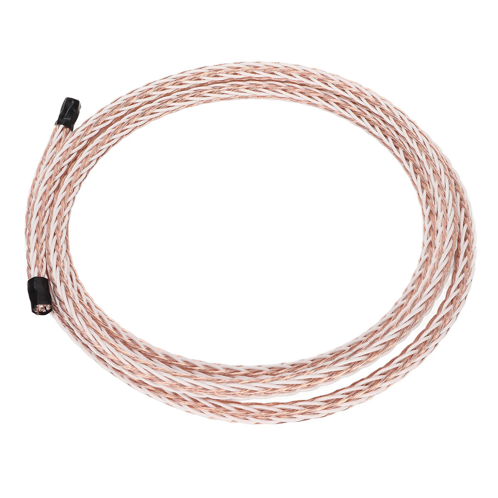 Rca Interconnect Cable Occ Copper 16 Core High Fidelity Speaker Bare Wire For Amplifier Cd 6.5ft