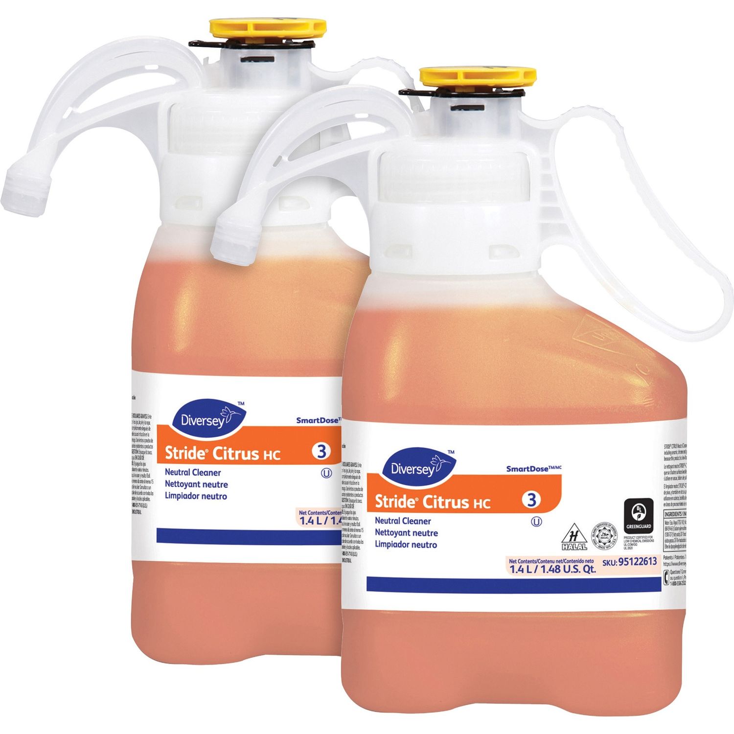 Stride Citrus HC Neutral Cleaner by Diversey， Inc DVO95122613CT