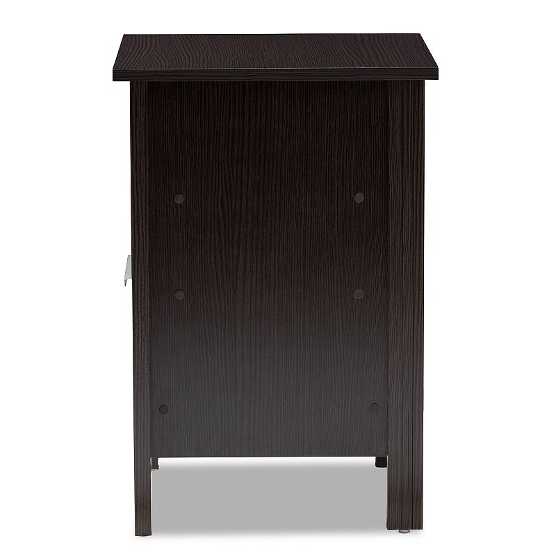 Baxton Studio Hamish Espresso Nightstand