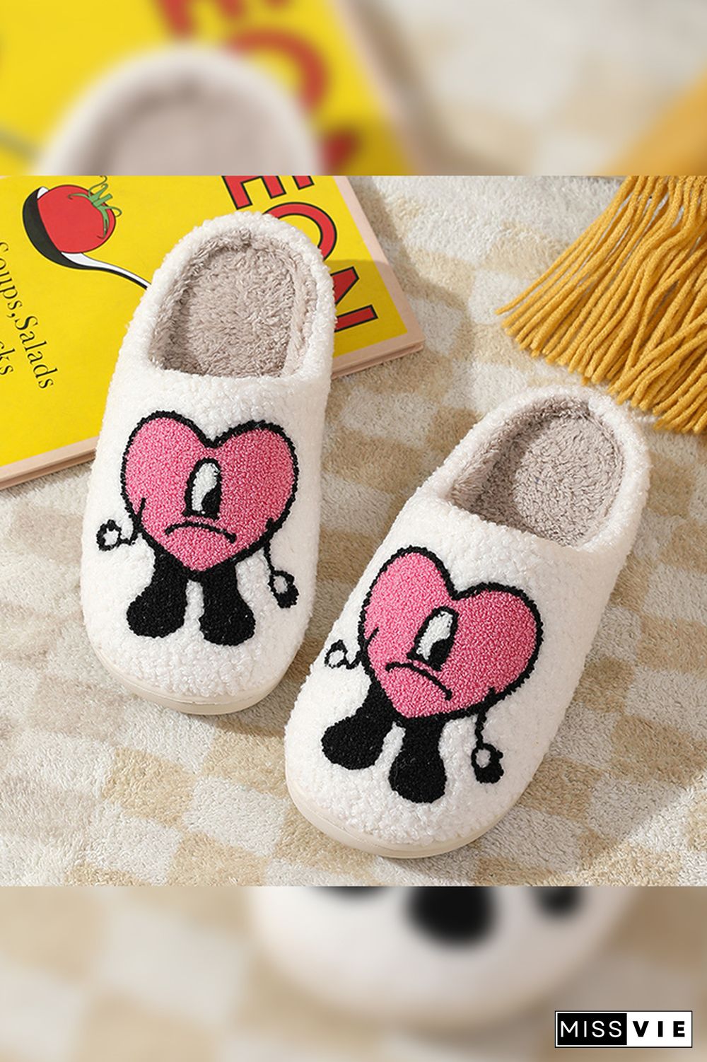 Bad Bunny Fluffy Slippers