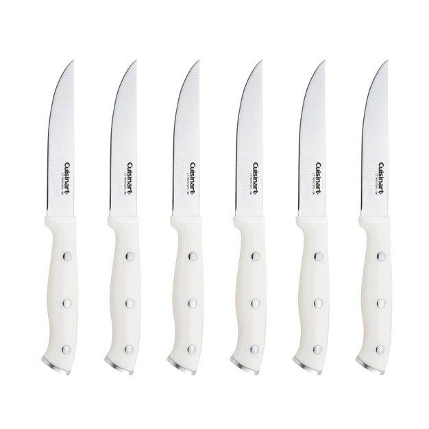 Cuisinart Classic 15pc White Triple Rivet Knife Block Set C77wtr 15p2