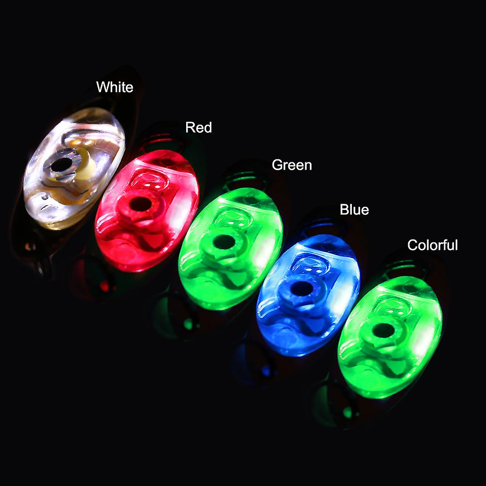 5pcs Underwater Led Deep Drop Fishing Squid Fish Lure Light Flashing Lamp No.190065