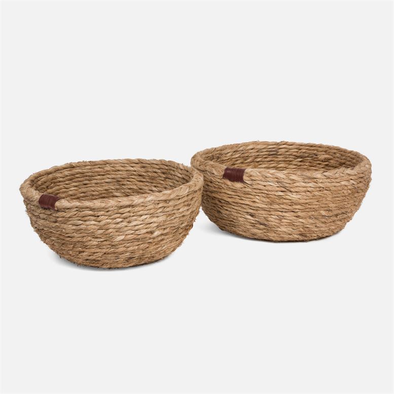 Lance Braided Abaca Basket Bowl