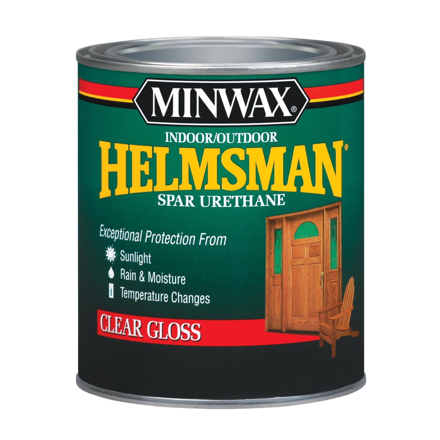 Minwax Helmsman Gloss Clear Oil-Based Spar Urethane 1 qt