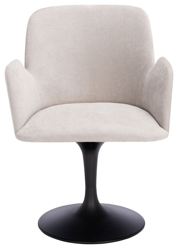 Safavieh Couture Cherith Pedastal Dining Chair   Midcentury   Dining Chairs   by Safavieh  Houzz