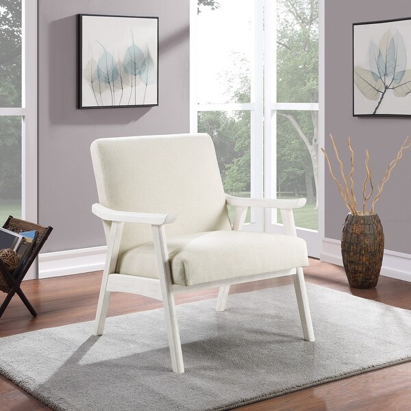 Weldon Mid-Century Fabric Upholstered Chair