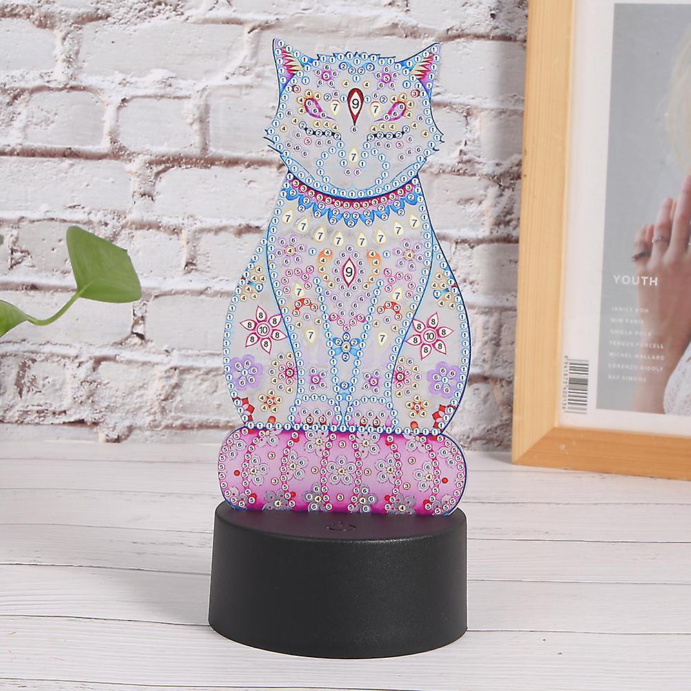 Diy Diamond Painting 7 Colors Night Light Led Diamond Painting Embroidery Home Decordp04