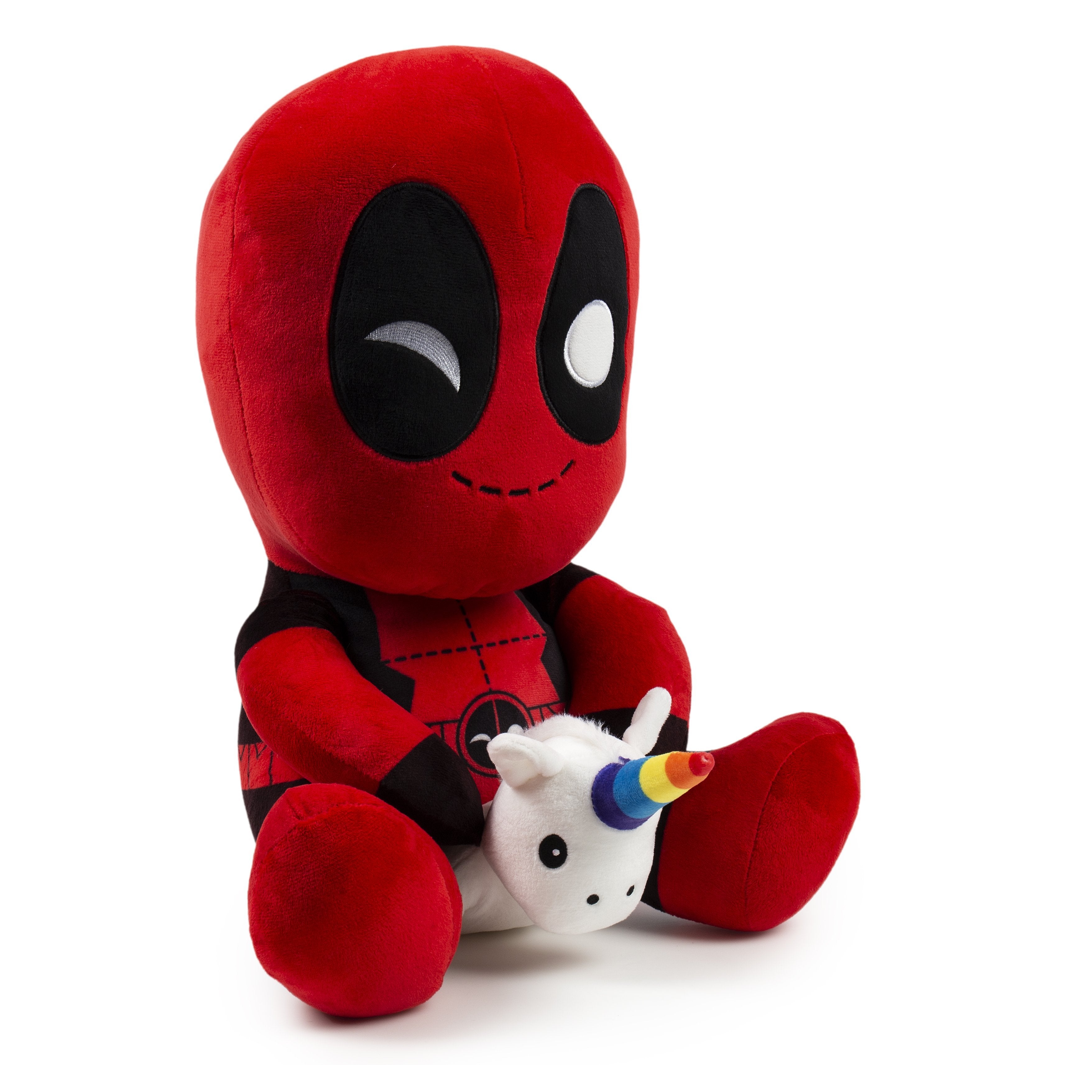 Marvel Deadpool Riding a Unicorn HugMe Vibrating Plush