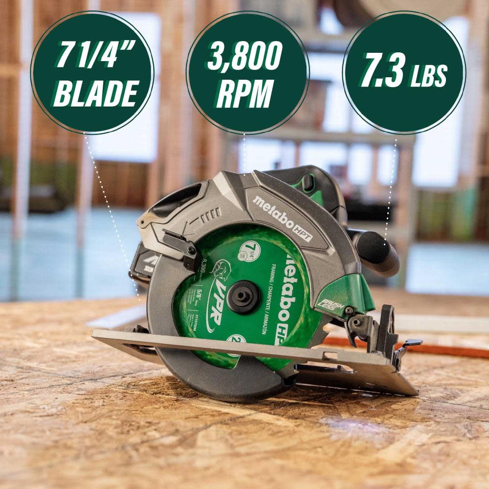 18V MultiVolt 7-1/4 Inch Cordless Circular Saw ;