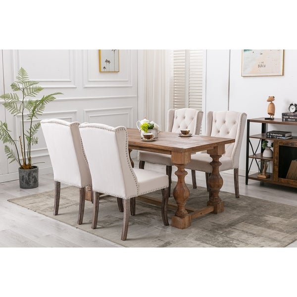 Wingback Dining Chairs- Set of 2