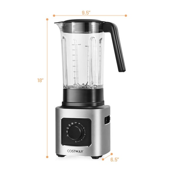 1500W 5 Speed Countertop Smoothie Blender