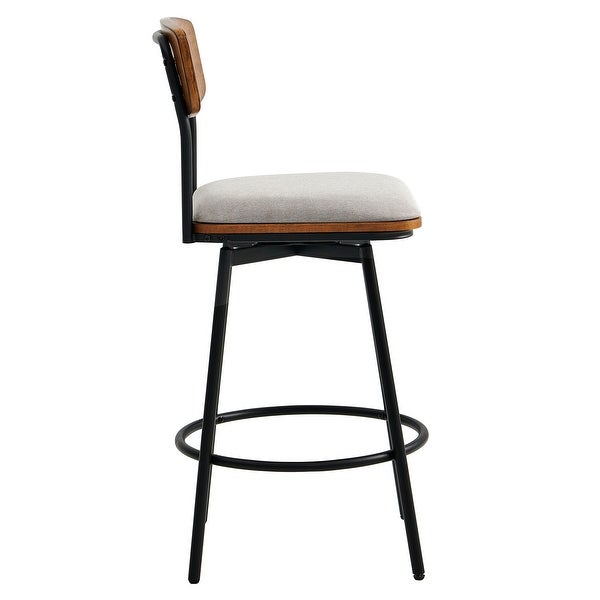 Claire Swivel Counter Height Bar Stool Set of 2