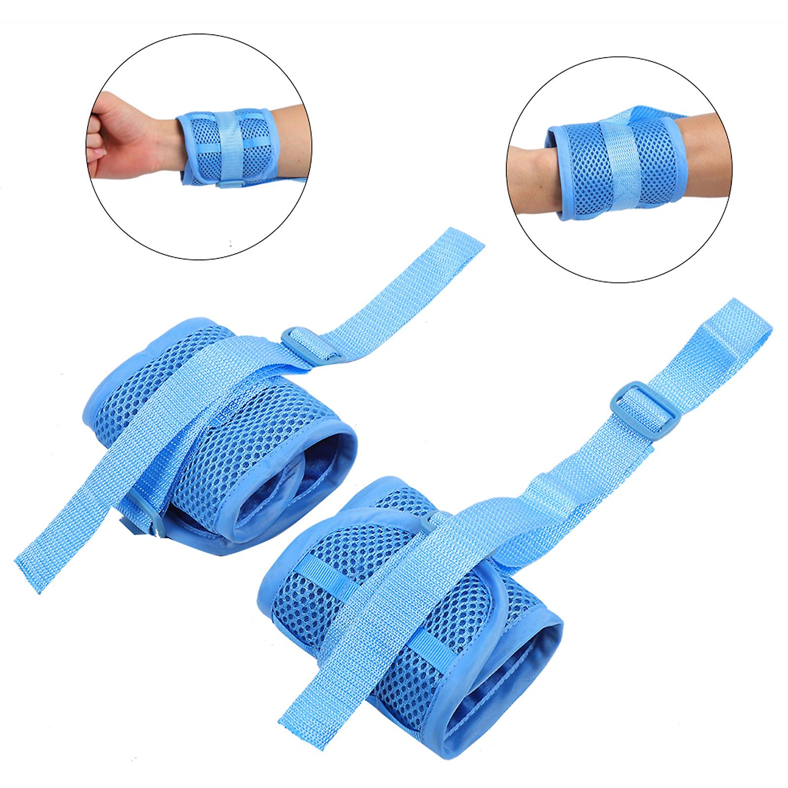 Wrist Ankle Control Strap Bandage Fix Hand Foot Restraint Strap For Elderly Patients (1 Pair)wrist Restraint Strap