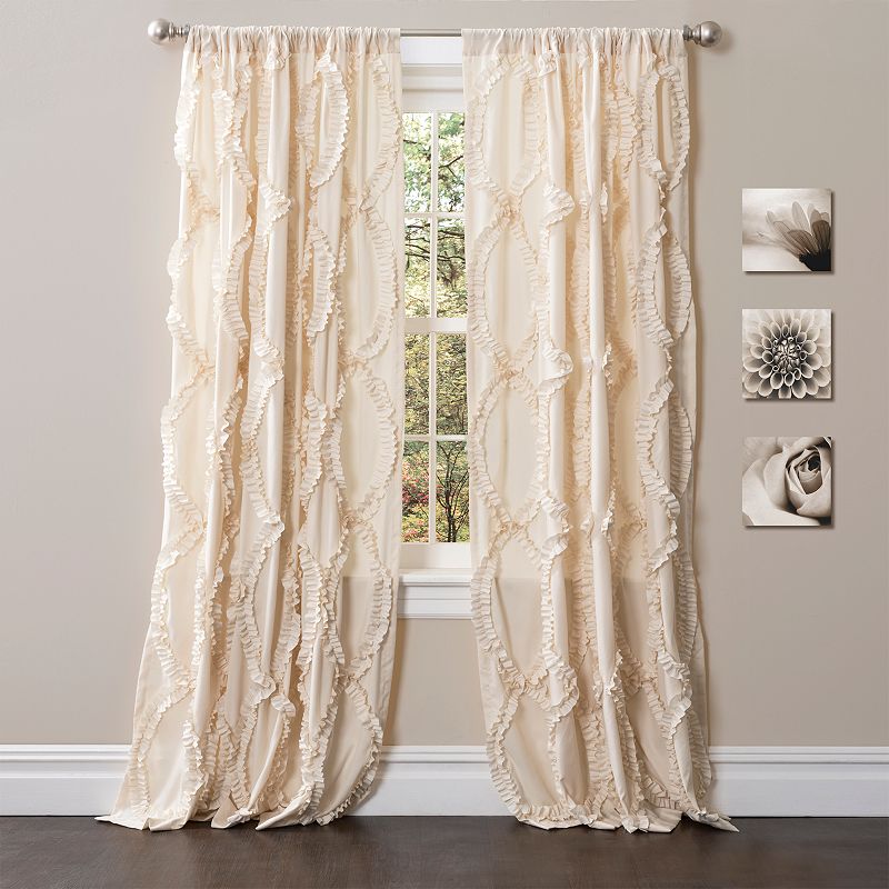 Lush Decor 1-pack Avon Window Curtain - 54'' x 84''