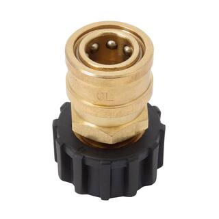 Powercare 38 in. Female Quick-Connect x M22 Connector for Pressure Washer AP31030B