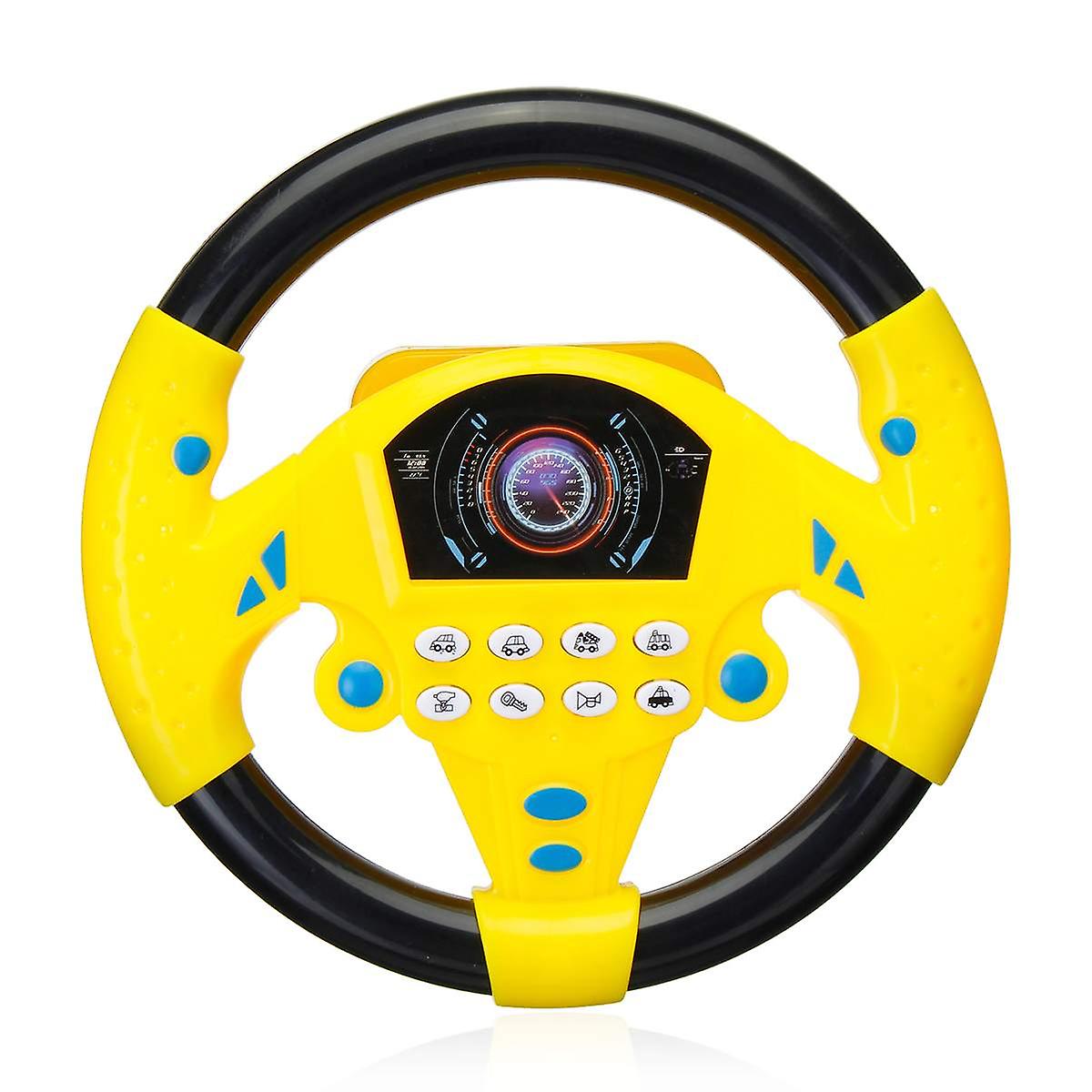 Electric Musical Instruments Baby Steering Wheel Puzzle Developing Educational Toy Car Simulation Steering Toys For Child Gift