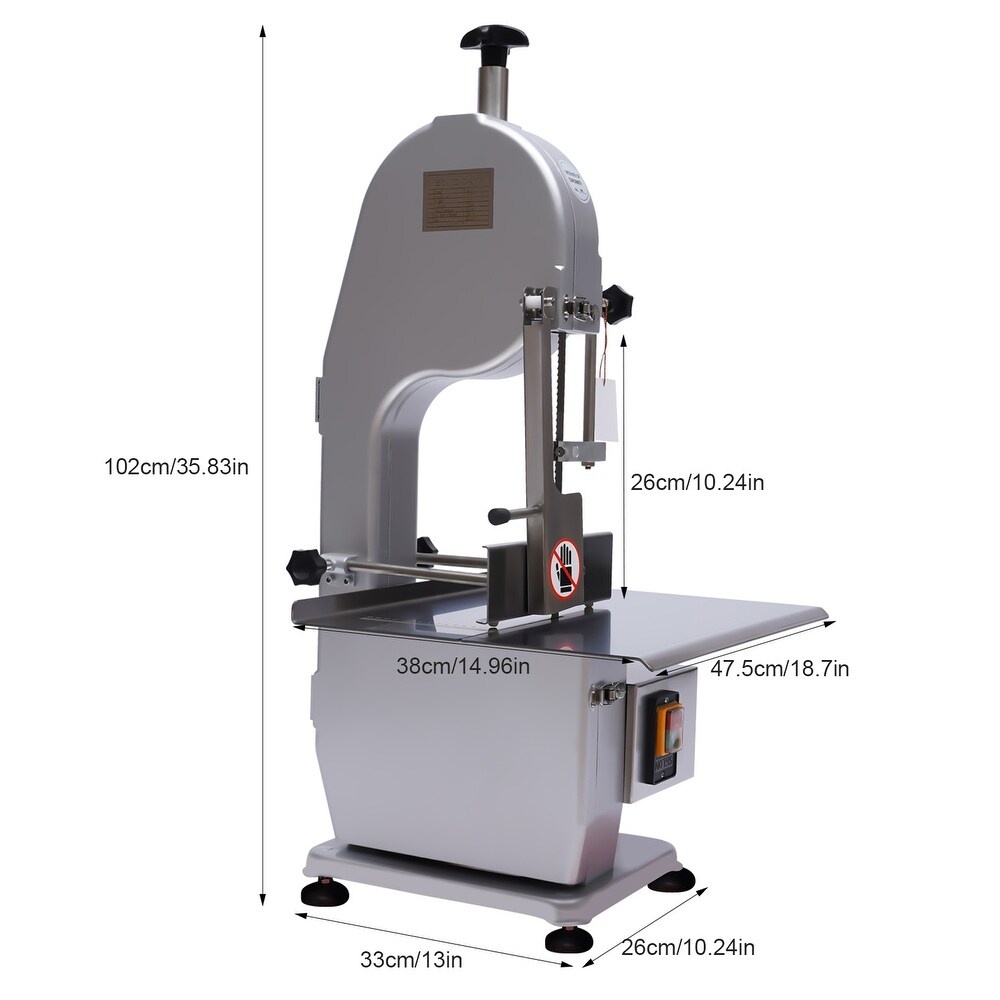 1500W Meat Bone Saw Machine Electric Frozen Meat Cutting