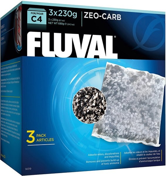 Fluval C4 Zeo-Carb Filter Media