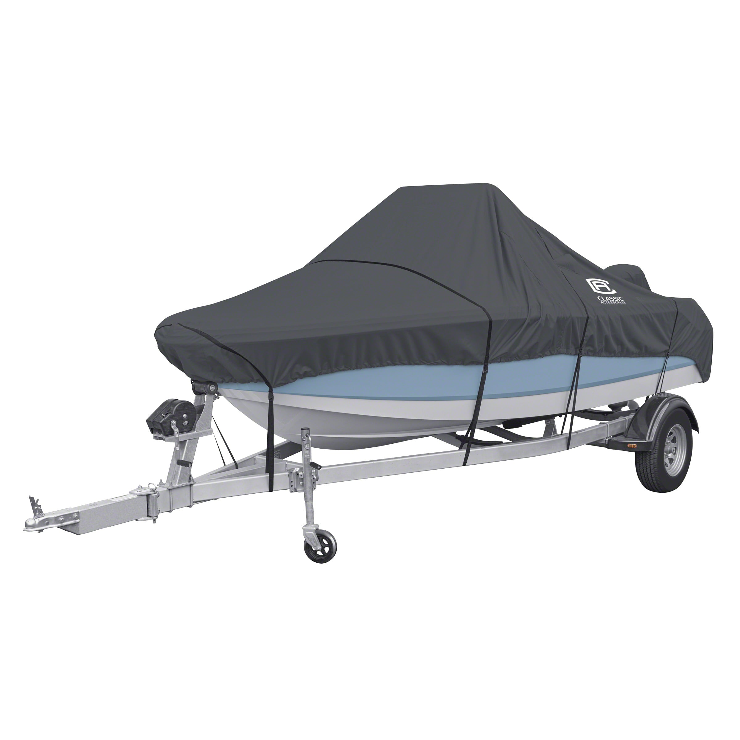 Classic Accessories StormPro Heavy-Duty Center Console Boat Cover， Fits boats 17 - 19 ft long x 102 in wide