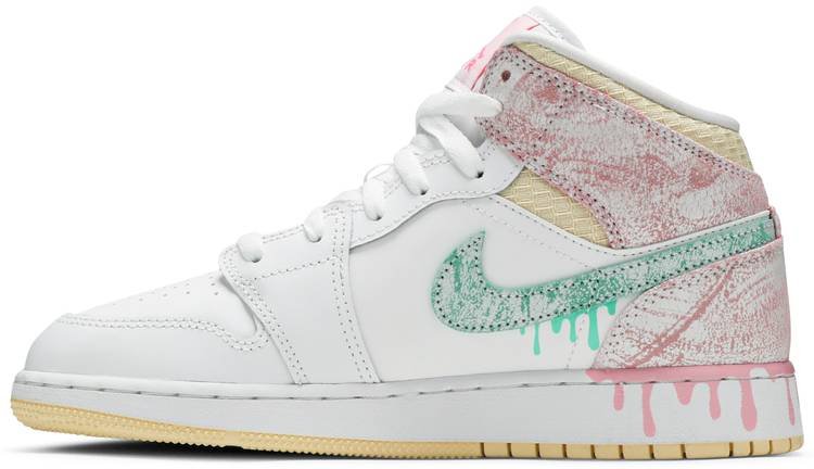 Air Jordan 1 Mid SE GS 'Ice Cream' DD1666-100