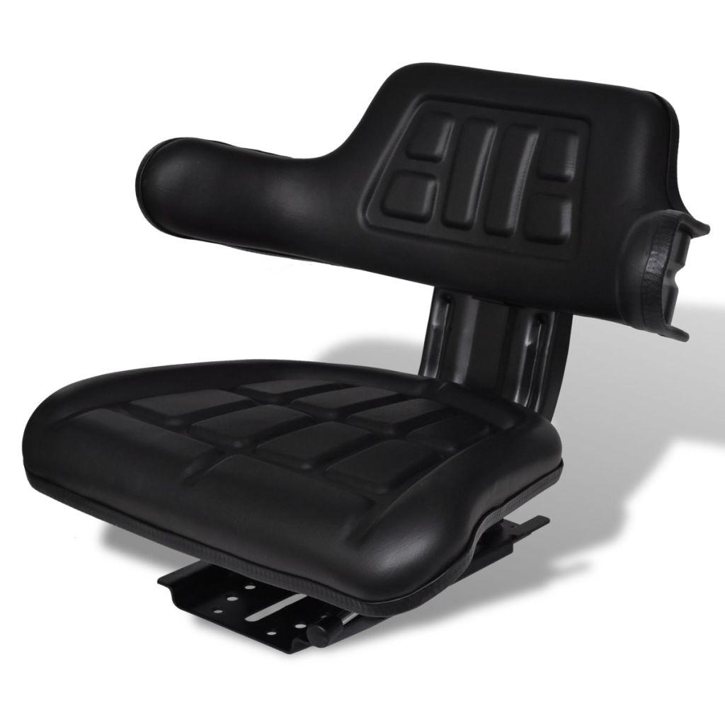 ametoys Tractor Seat with Backrest Black