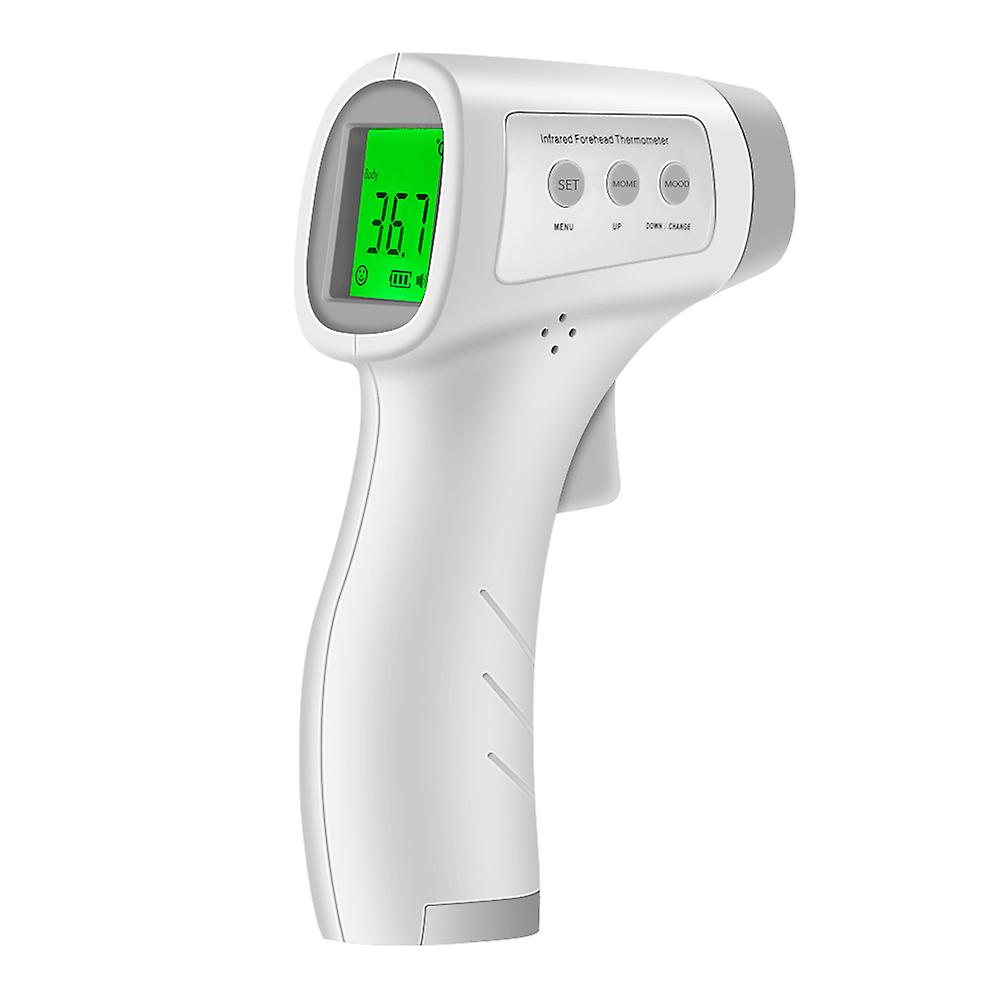 White Non-contact Digital Infrared Foreheadthermometer Temperature Measurement For Kids Children And Adults