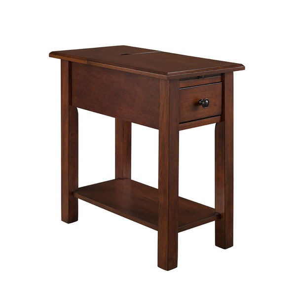 Copper Grove Ballingall Contemporary Espresso Side Table