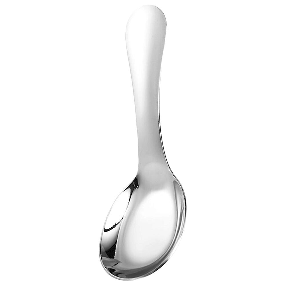 Stainless Steel Spoon Short Handle Spoon Porridge Spoon Rice Spoon Kids Spoon