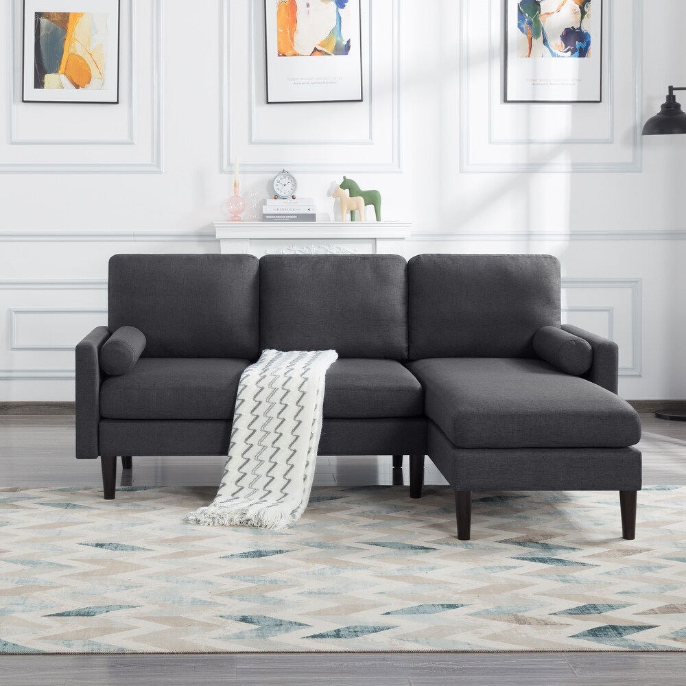 L Shaped Reversible Sectional Sofa   Chaise