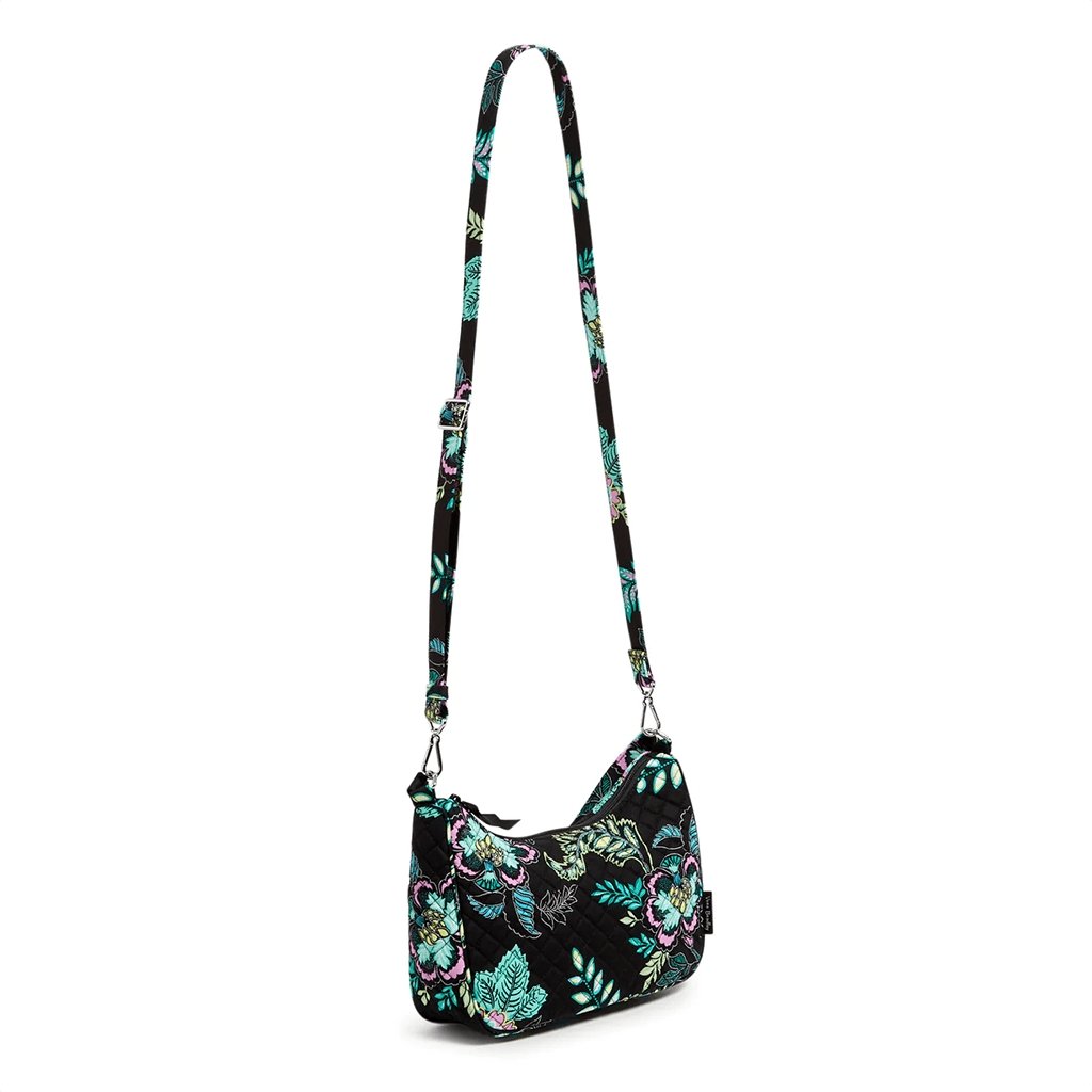 Vera Bradley  Frannie Crescent Crossbody Bag in Island Garden