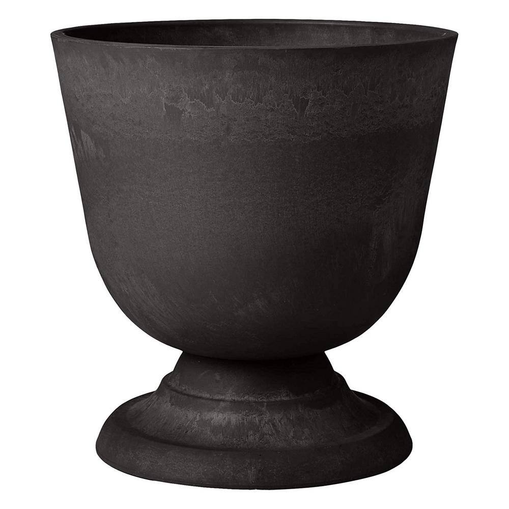 Arcadia Garden Products Classical 15 in. x 15 in. Black PSW Urn BC38BK