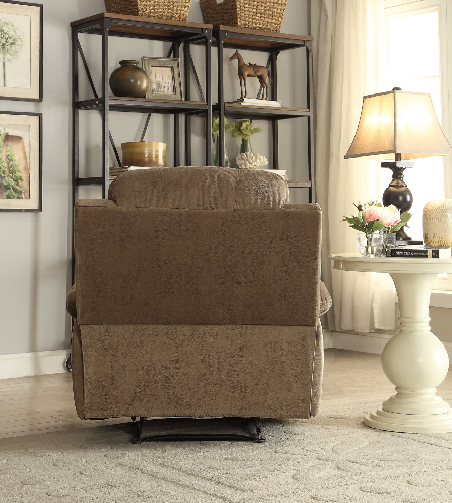 ACME Bina Recliner in Charcoal   Transitional   Recliner Chairs   by Kolibri Decor  Houzz