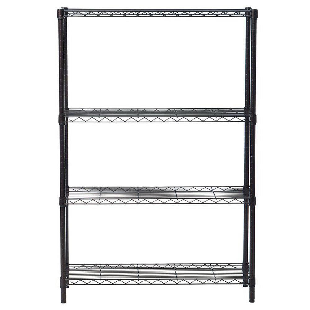 Ktaxon 4 Layer Wire Shelving Rack Metal Shelf Adjustable Unit Garage Storage, 35''L x 14''W x 55''H