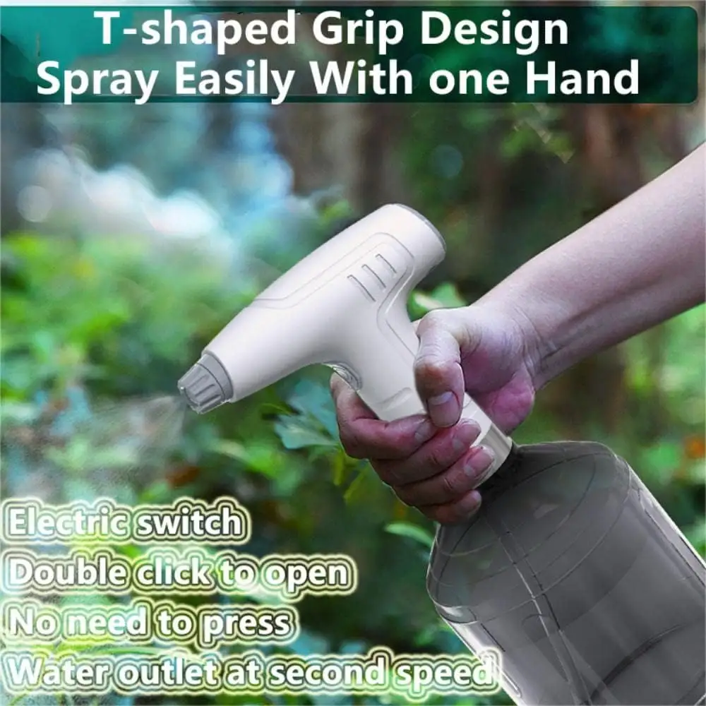 1L Handheld Rechargeable Battery Powered Garden Electric Spray Bottle Lawn Garden Fertilizer Sprayer Automatic Plant Mister