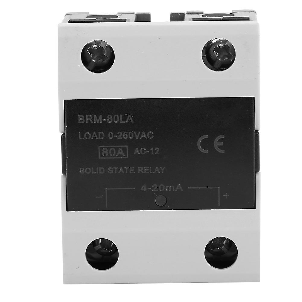 Brm-80la Ssr Solid State Relay With Led Light Tube Flame Retardant For Electronic Component