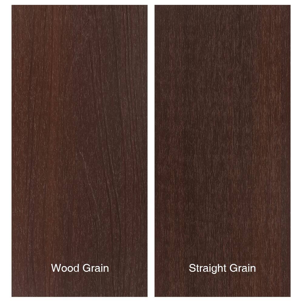 NewTechWood UltraShield Naturale Voyager 1 in. x 6 in. x 1 ft. Brazilian Ipe Hollow Composite Decking Board Sample UH02-16-N-IP-S