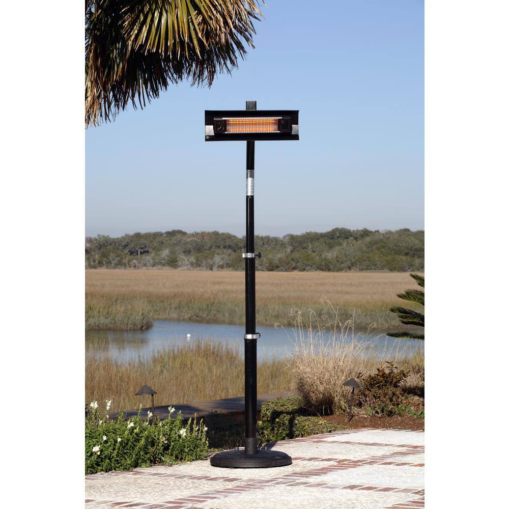 Fire Sense 1500-Watt Telescoping Offset Pole Mounted Infrared Electric Patio Heater 02678