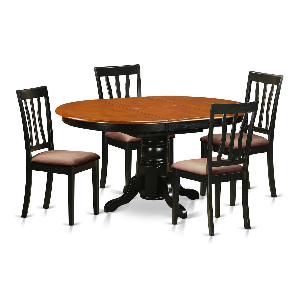 East West Furniture Avon 5 Piece Dining Room Set - Kitchen Dinette Table and 4 Chairs