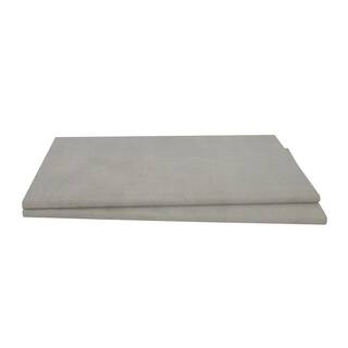 MSI 13 in. x 24 in. 0.8 in Beton Gray Porcelain Pool Coping (4.33 sq. ft.case) NBETGRE1324