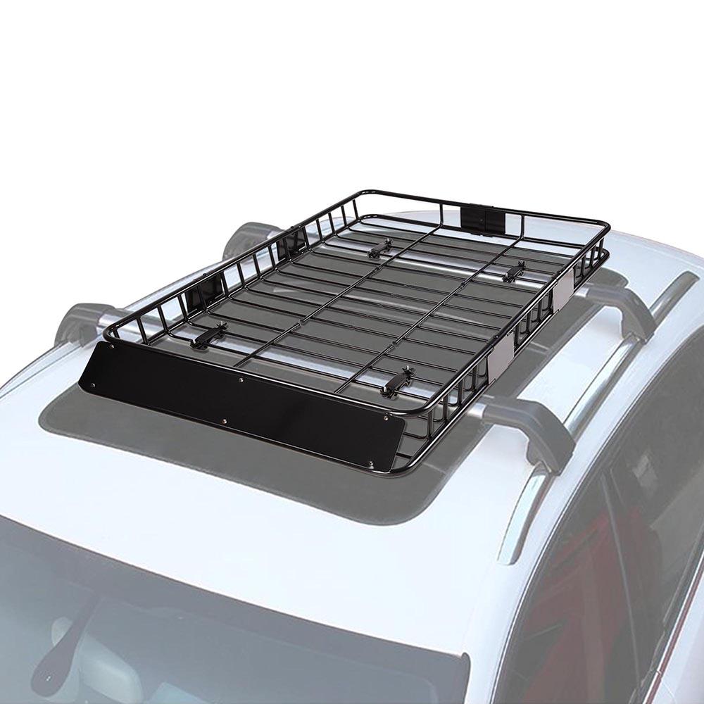 Yescom 64in Car Rooftop Cargo Basket Carrier w/ Extension Universal