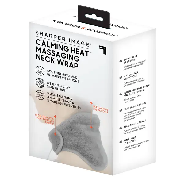 Sharper Image Calming Heat Neck Wrap