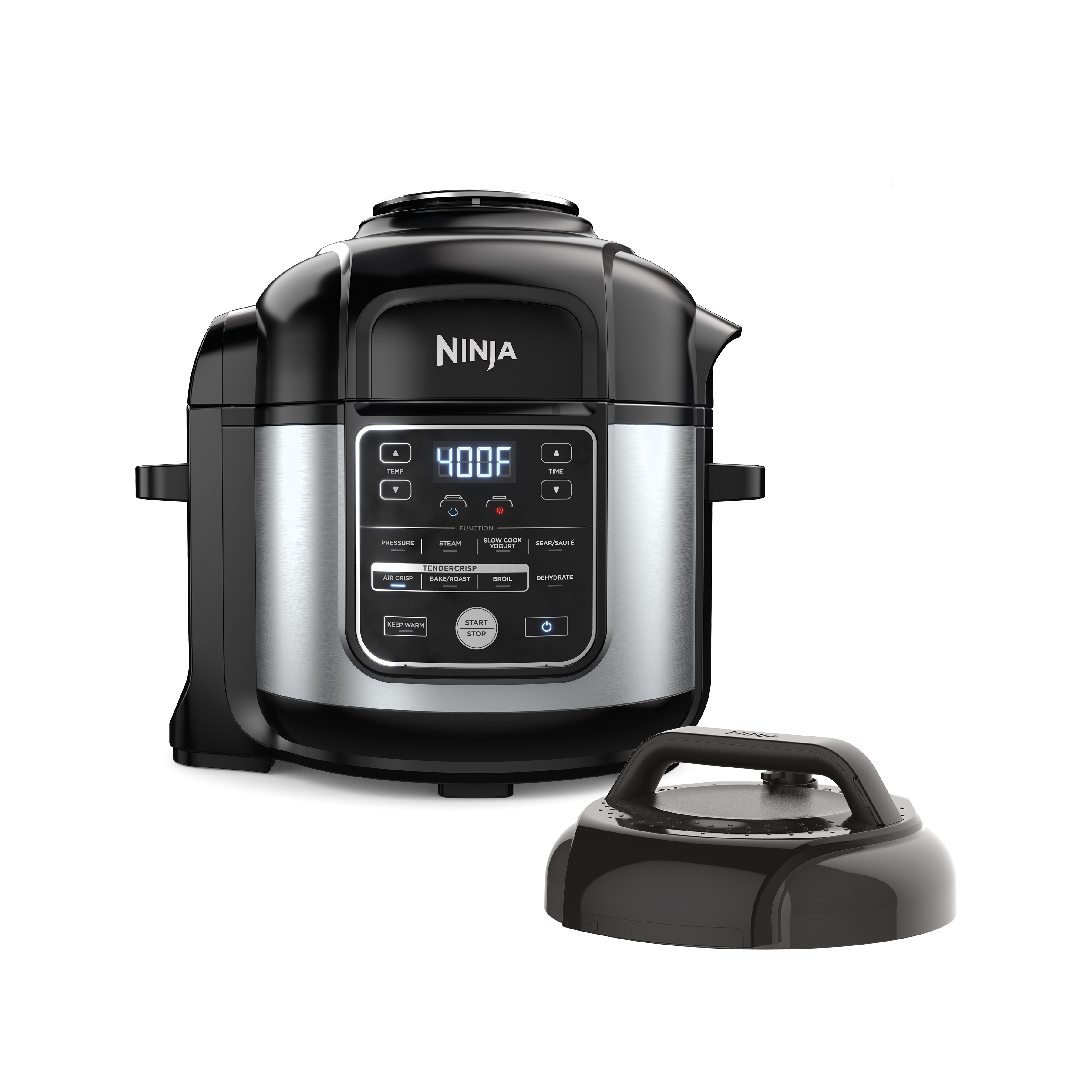 Ninja Foodi 10-in-1 8-quart XL Pressure Cooker Air Fryer Multicooker， Stainless， OS400